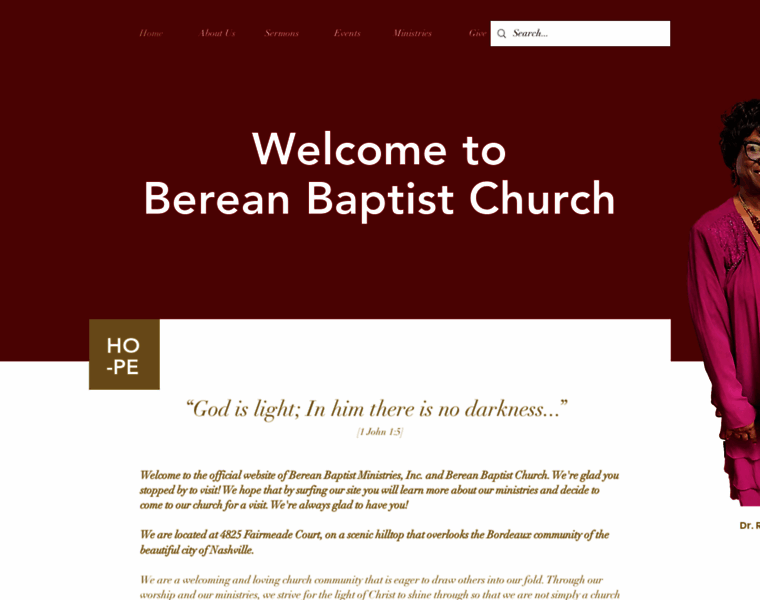 Bereanbaptistnashville.org thumbnail