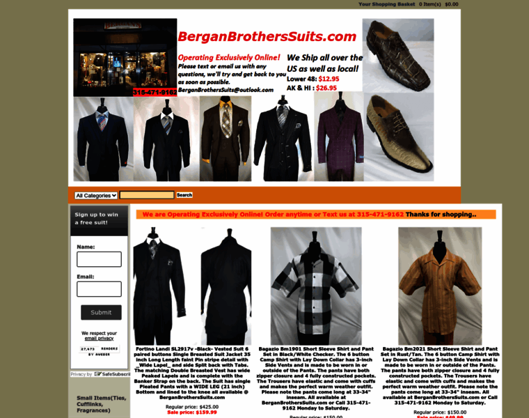 berganbrotherssuits at WI. Bergan Brothers Suits