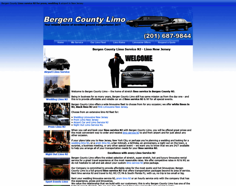 Bergencountylimo.com thumbnail