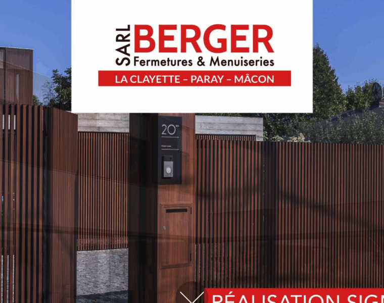 Berger-fermetures-menuiseries.com thumbnail