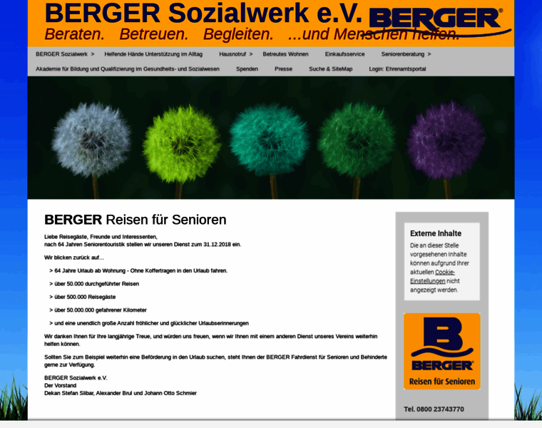 Berger-reisen.de thumbnail