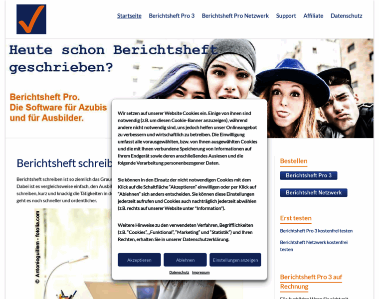 Berichtsheft.de thumbnail