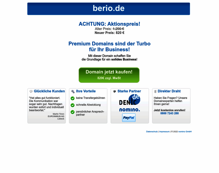 Berio.de thumbnail