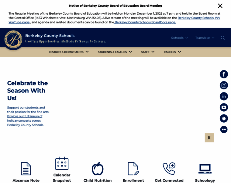 Berkeleycountyschools.org thumbnail