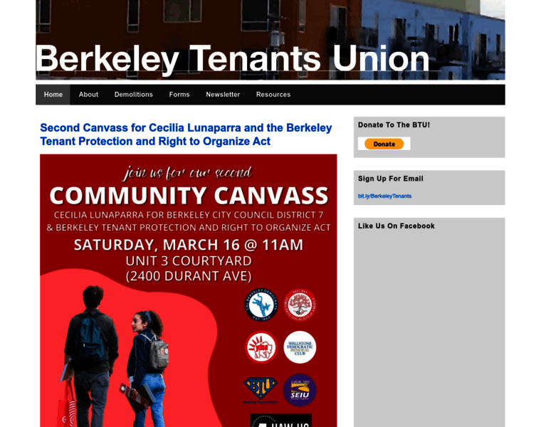 Berkeleytenants.org thumbnail