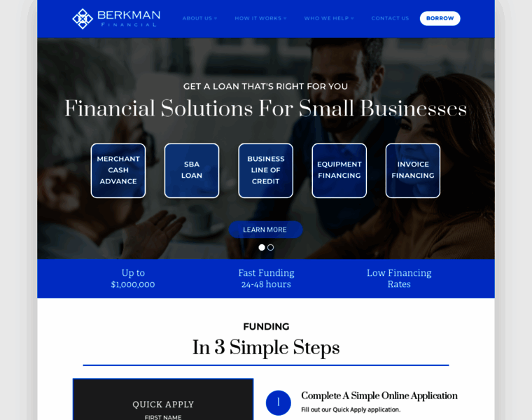 Berkmanfinancial.com thumbnail