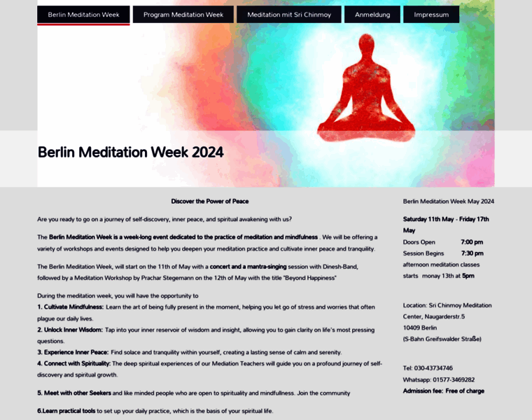 Berlin-meditation-week.de thumbnail