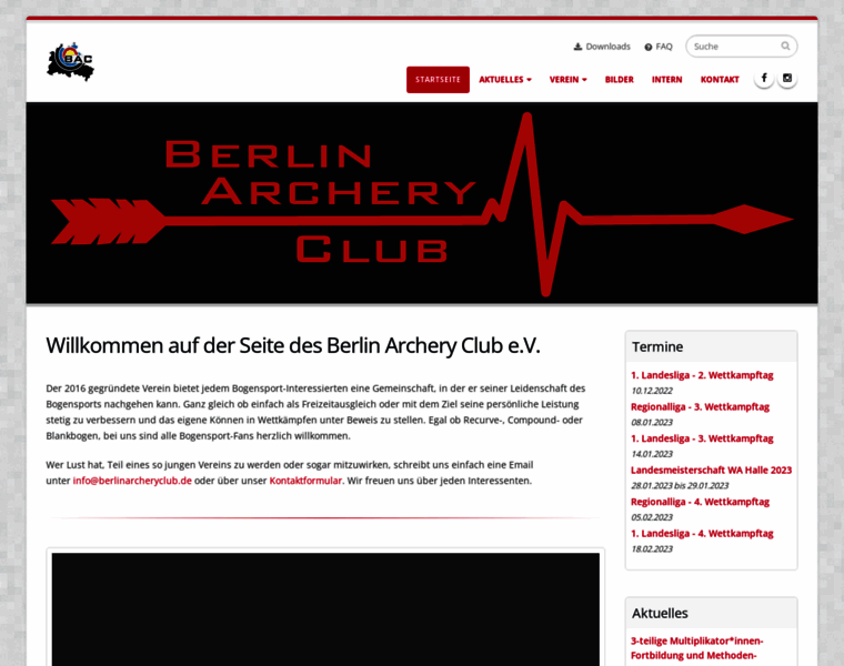 Berlinarcheryclub.de thumbnail