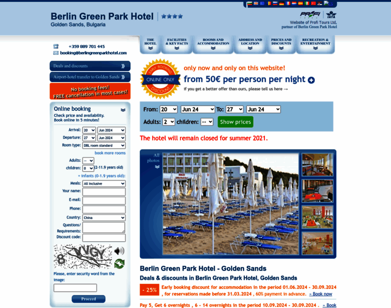 Berlingreenparkhotel.com thumbnail