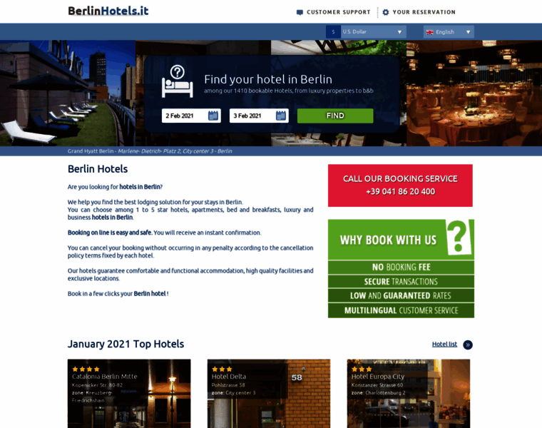 Berlinhotels.it thumbnail