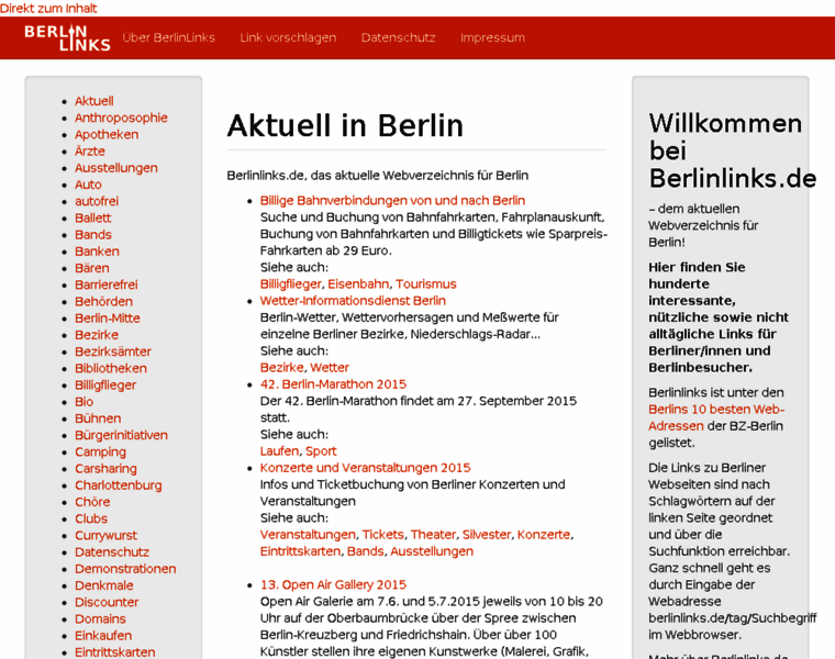 Berlinlinks.de thumbnail