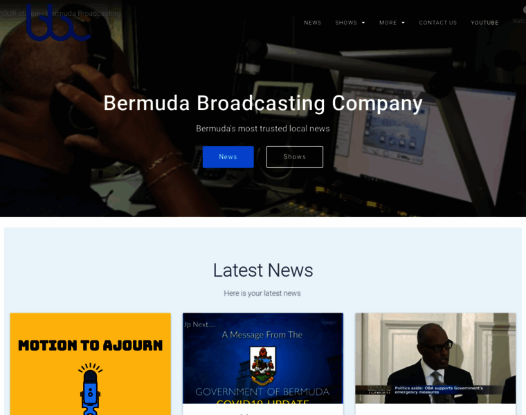 Bermudabroadcasting.com thumbnail
