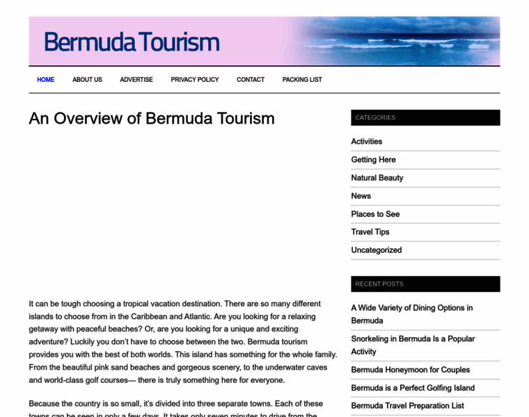Bermudatourism.org thumbnail