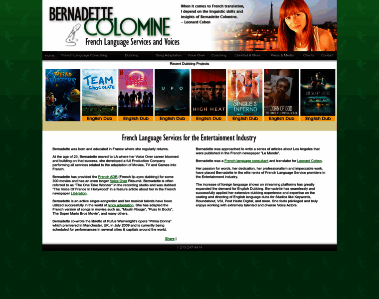 Bernadettecolomine.com thumbnail