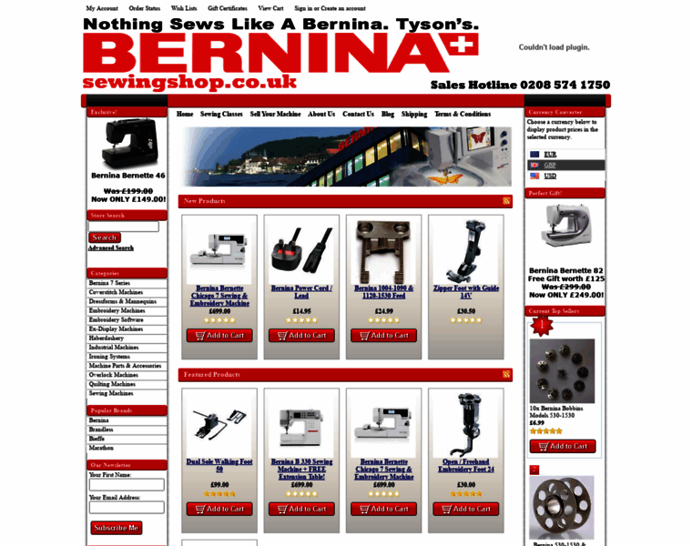 Berninasewingshop.com thumbnail