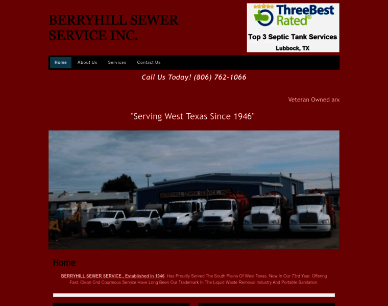 Berryhillsewerservice.com thumbnail