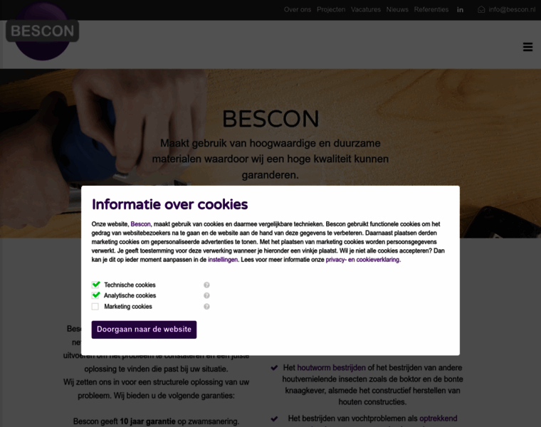 Bescon.nl thumbnail