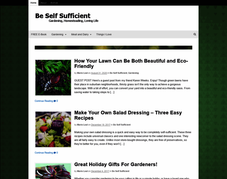 Beselfsufficient.net thumbnail