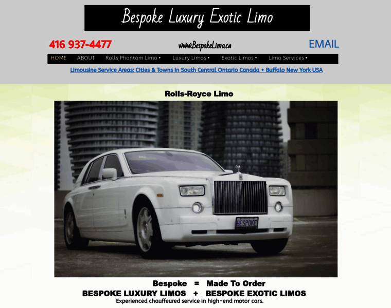 Bespokeluxuryexoticlimo.com thumbnail