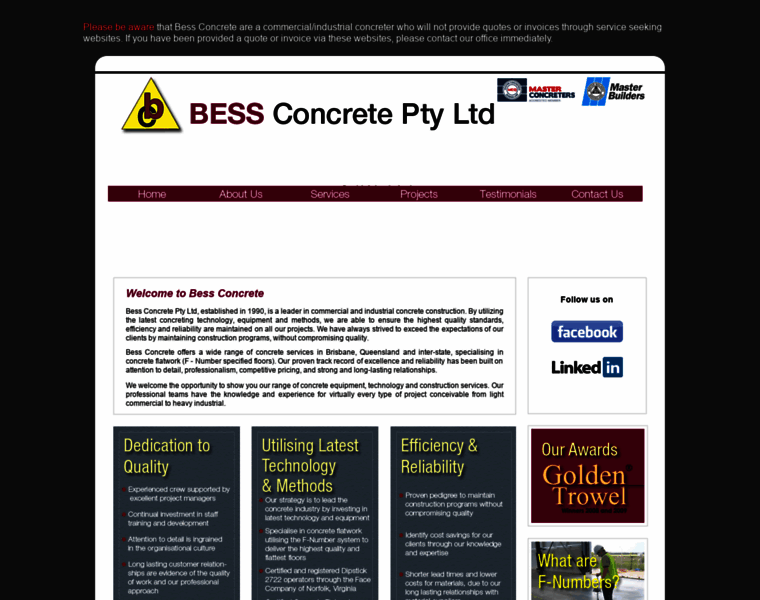 Bessconcrete.com.au thumbnail