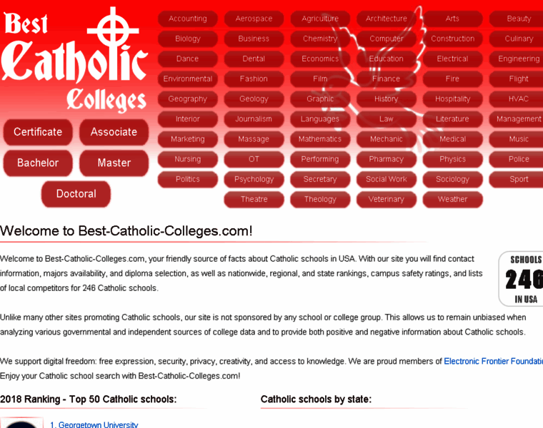 Best-catholic-colleges.com thumbnail