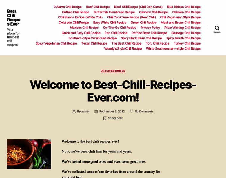 Best-chili-recipes-ever.com thumbnail