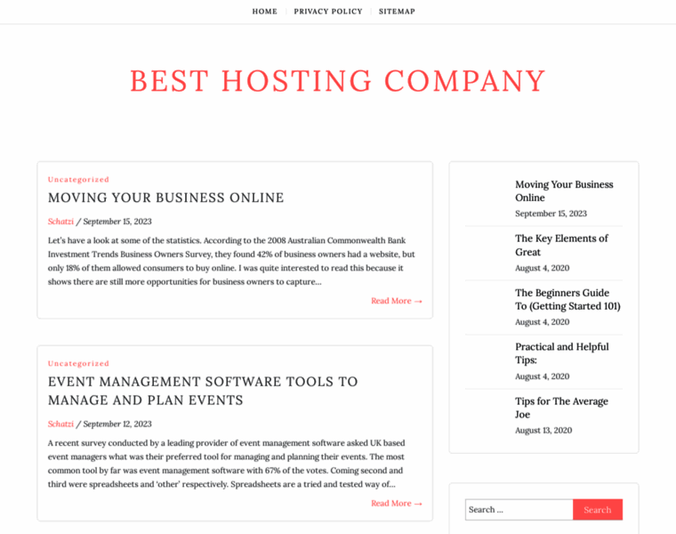 Best-hosting-company.info thumbnail