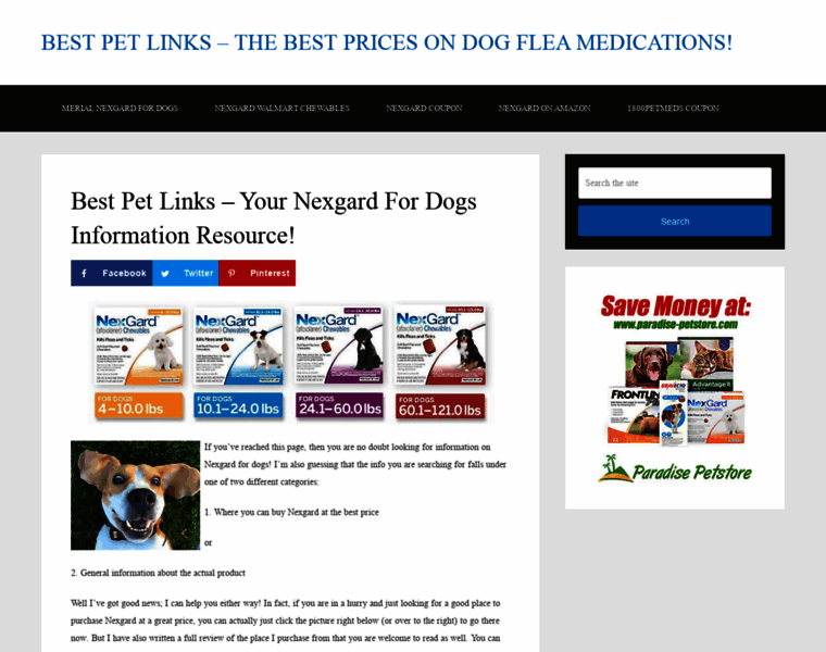 Best-pet-links.com thumbnail