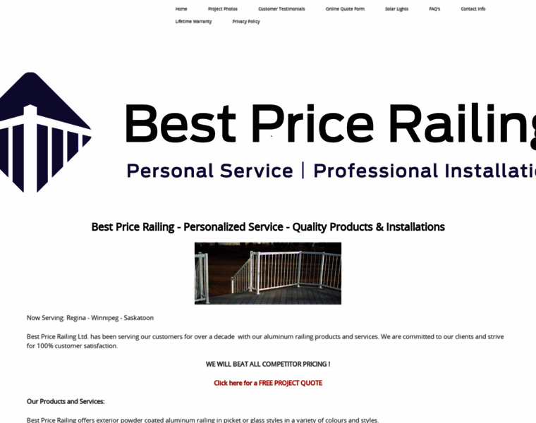 Best-price-railing.com thumbnail