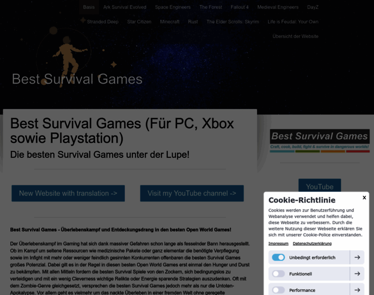 Best-survival-games.com thumbnail