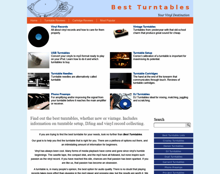 Best-turntables.com thumbnail