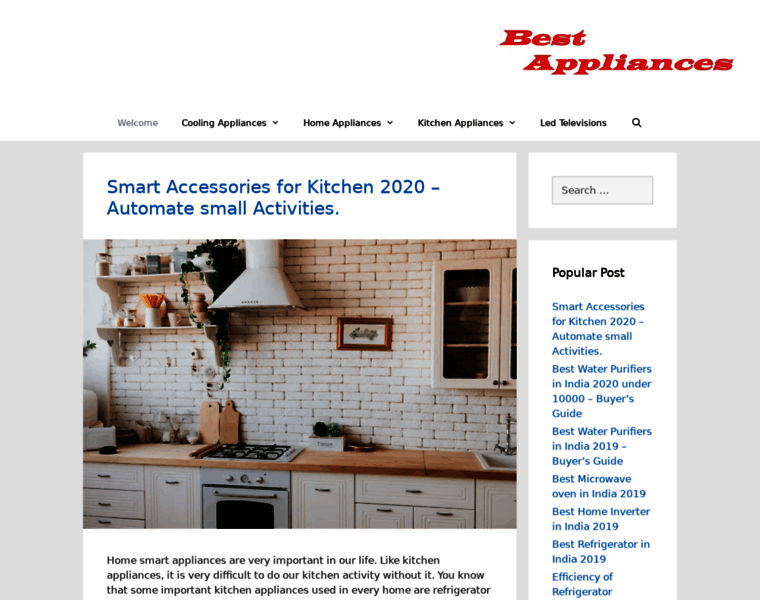 Bestappliances.co.in thumbnail