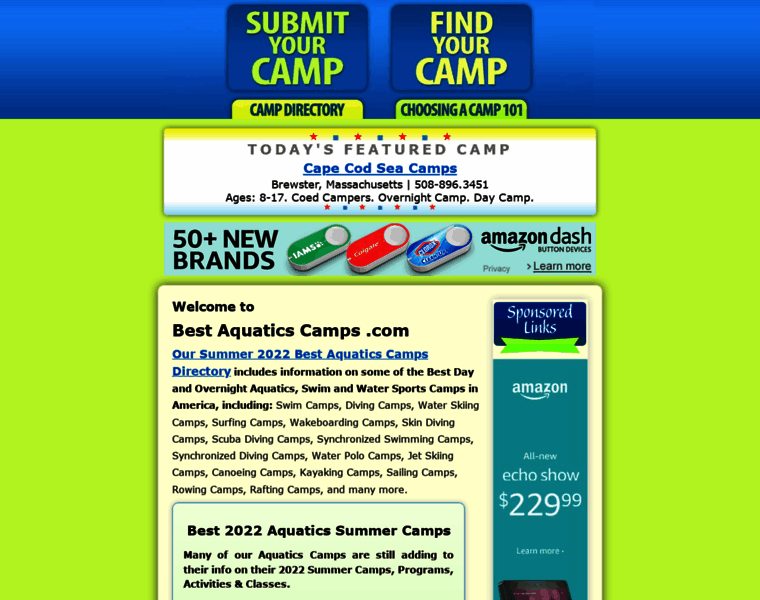 Bestaquaticscamps.com thumbnail