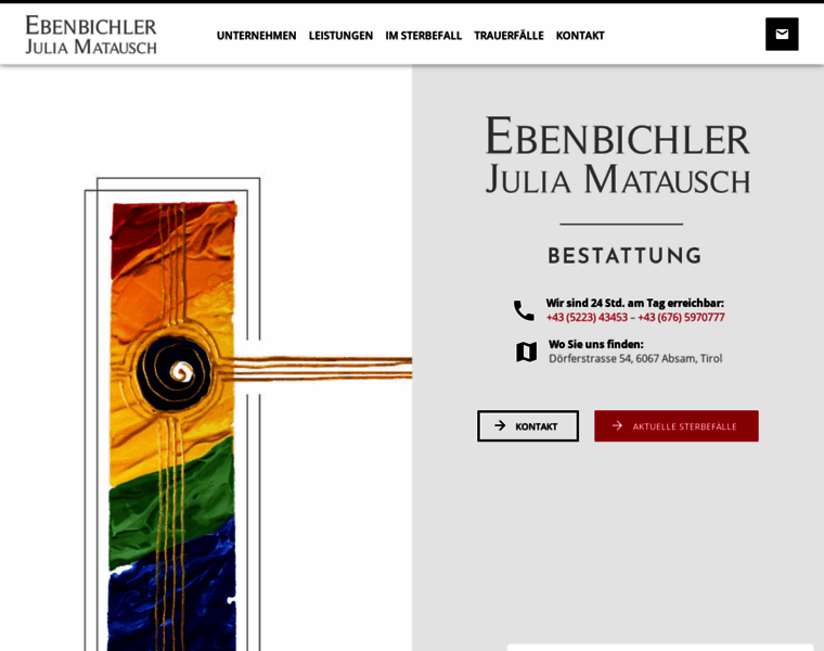 Bestattung-ebenbichler.at thumbnail