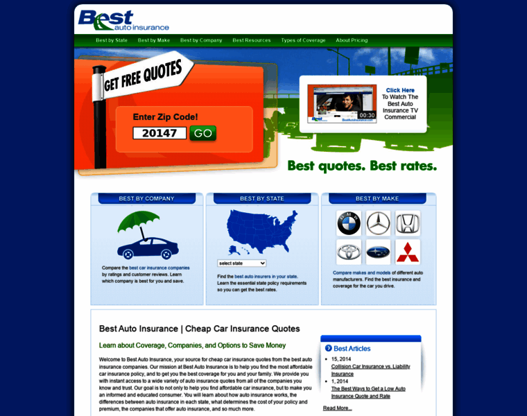 Bestautoinsurance.com thumbnail