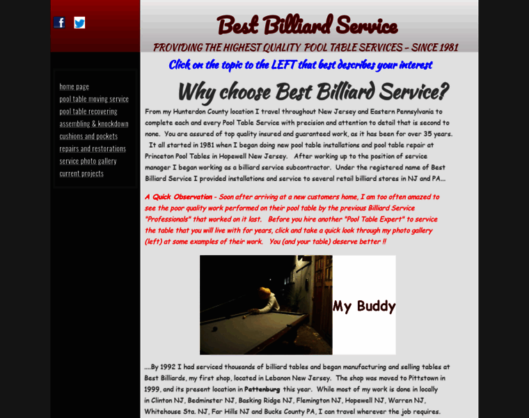 Bestbilliardservice.com thumbnail