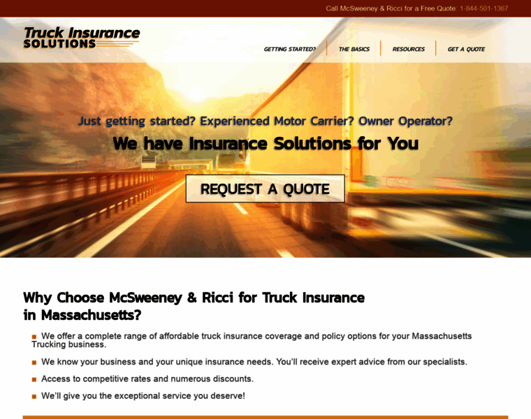 Bestcommercialtruckinsurance.com thumbnail