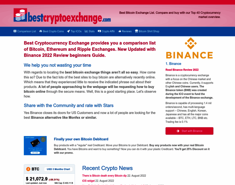 Bestcryptoexchange.com thumbnail
