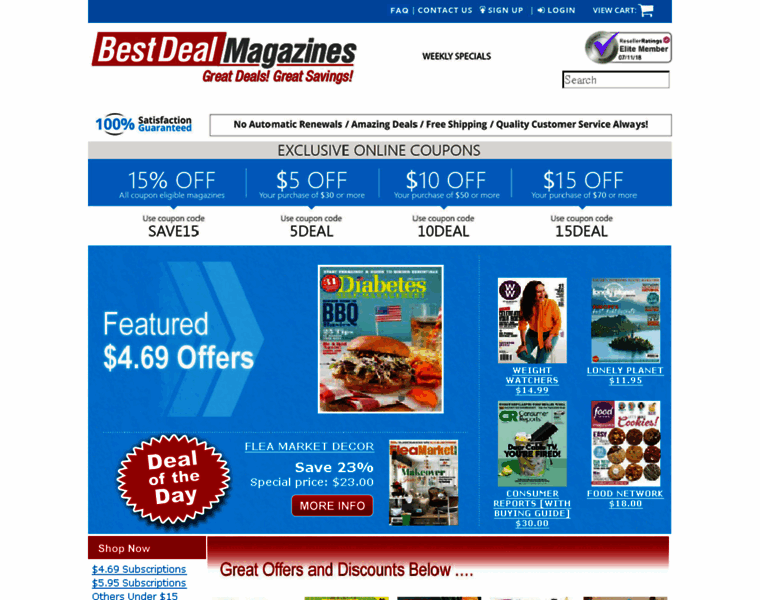 Bestdealmagazines.com thumbnail