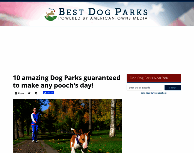 Bestdogparks.info thumbnail