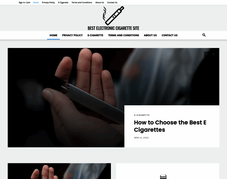 Bestelectroniccigarettesite.com thumbnail