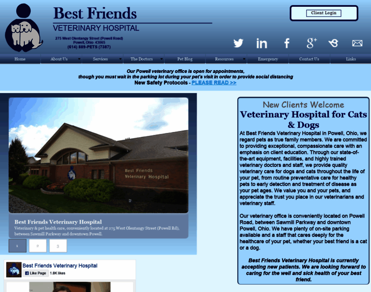 Bestfriendsvethospital.com thumbnail