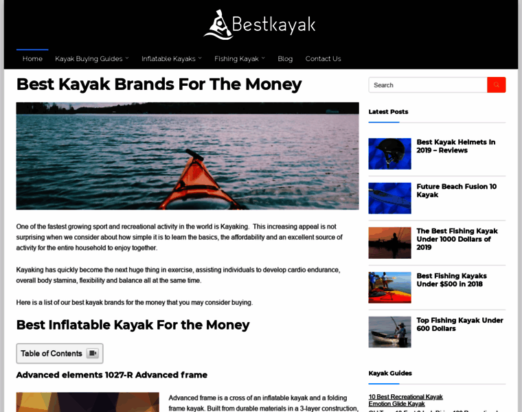 Bestkayak.org thumbnail
