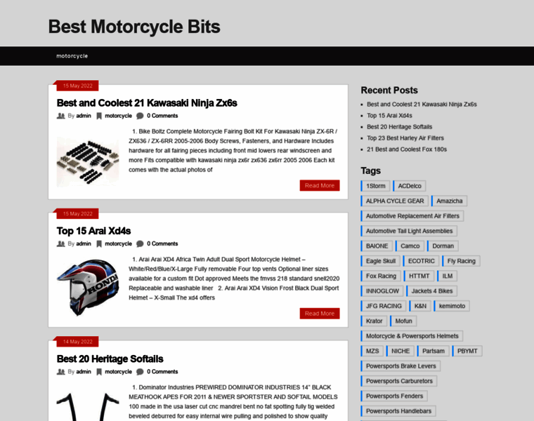 Bestmotorcyclebits.com thumbnail