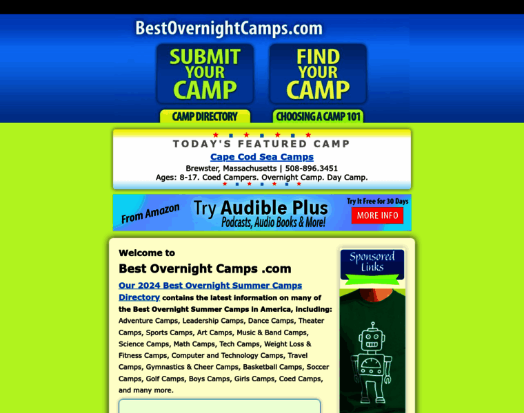 Bestovernightcamps.com thumbnail