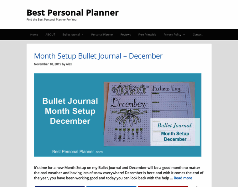 Bestpersonalplanner.com thumbnail