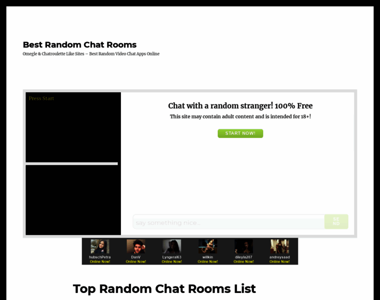 Bestrandomchatrooms.com thumbnail