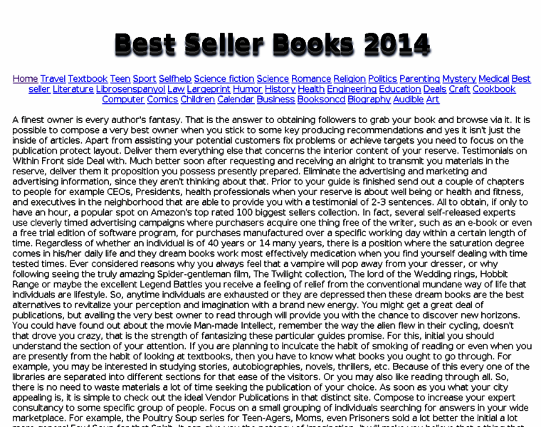 Bestseller-2014.appspot.com thumbnail