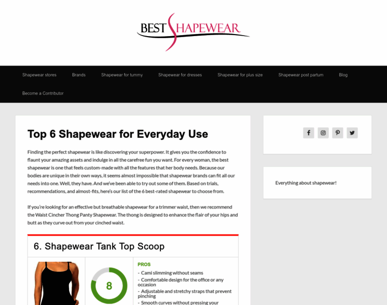 Bestshapewear.org thumbnail