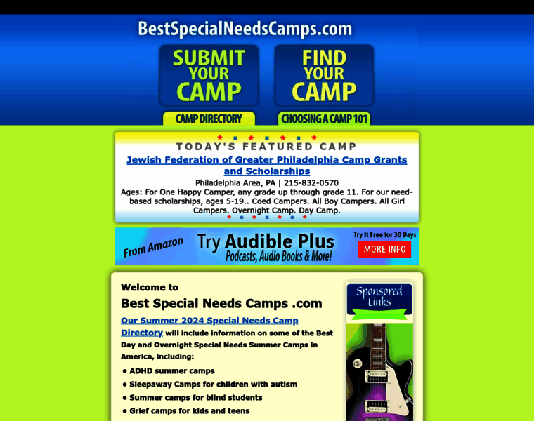 Bestspecialneedscamps.com thumbnail